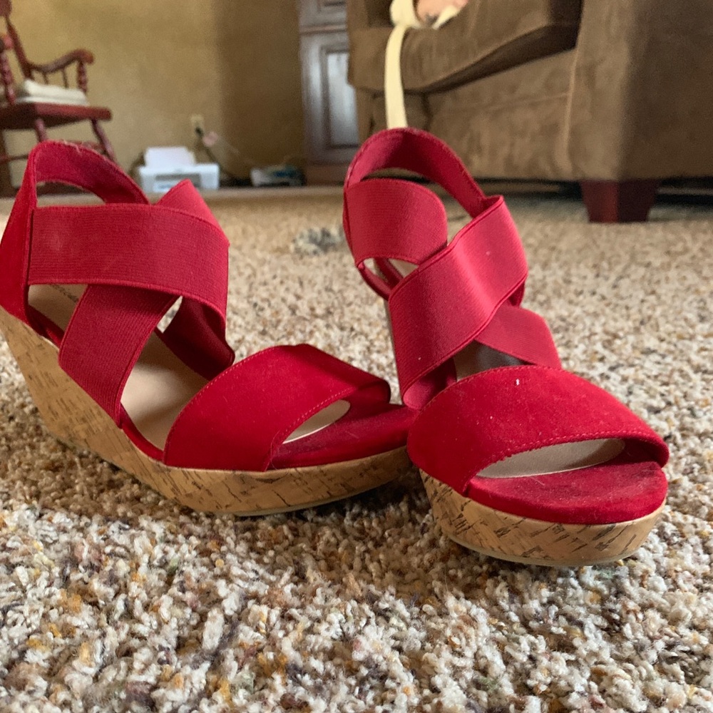Red wedges